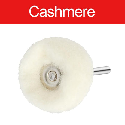 30pcs Cashmere Polishing Buffing Wheel for Rotary Tool - Polishing Wheel or Silver Polish Wheel - Watch & Jewelry Polishing - style: Cashmere