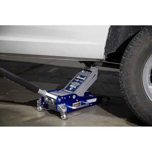 Strongway Low-Profile Aluminum/Steel Floor Jack, 3-Ton Capacity, 3.3in.–18.3in. Lift Range - style: 3 Ton