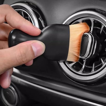 7PCS Car Detailing Brush Set Car Interior Cleaning Tool Brushes Automotive Cleaning Brush Kit for Wheels, Air Vent, Leather Seats, Vehicles Auto Exterior Interior Detailing Brushes Tool