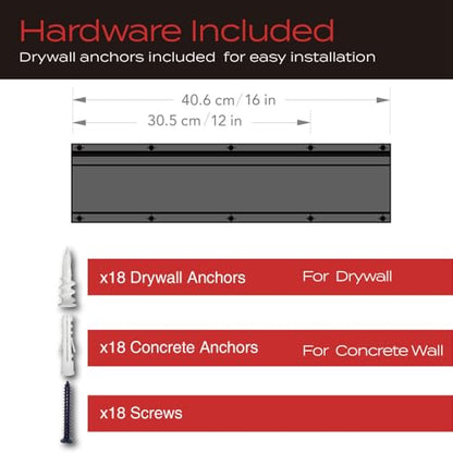 VAULTON Heavy Duty Metal Slot Wall Panel Garage Organization Kit, 48inches, Wall Mounted Tool Organizer With 8 Hooks, Interlocking Slot Panel, 11pcs - style: 48inch 3 Panels+8 Hooks