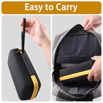 khanka Hard Case for Fluke 15B+/ 17B+/ 117/115/ 87V/ 88V/ 101 Digital Multimeter, Protective Storage Bag - Black（Case Only