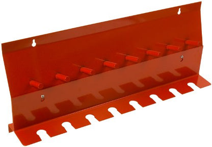 Steelman Wall Mounted Storage Bracket Tool Organizer for Sockets, Wrenches, and Extensions, 8 Slots, 8 Pegs