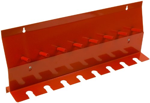 Steelman Wall Mounted Storage Bracket Tool Organizer for Sockets, Wrenches, and Extensions, 8 Slots, 8 Pegs