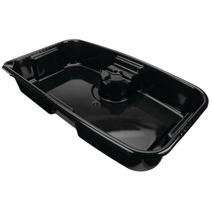 Performance Tool W4079 11-Quart Oil Drain Pan, Chemical-Resistant, Oil Filter Stand, Black - style: 11 Quart Drain Pan