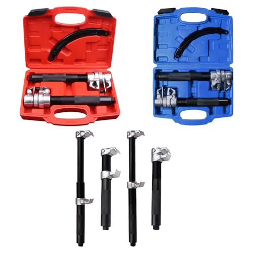 Automotive Coil Spring Compressor Tool with Jaw and Holder Macpherson Struts Spring Compressor Set for Car Truck Heavy Duty - color: A