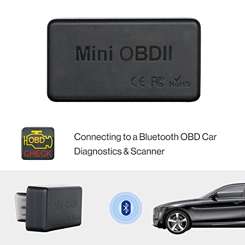 ATOTO AC-4450 Bluetooth OBDII/ OBD2 Car Diagnostic Scanner/Scan Tool only for ATOTO A6& S8 Series Android Car Stereo - Compatible with Torque App