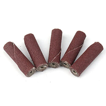SI FANG Mini Sanding Engine Port and Polish Kit 1-1/2'' 120 Grit, Cylinder Head Abrasive Sandpaper Porting & Polishing Cartridge Roll Tool, for Metal Aluminum Cast Iron Sanding Rust Removal (5Pcs) - style: 120# 1-1/2''(Cylinder)