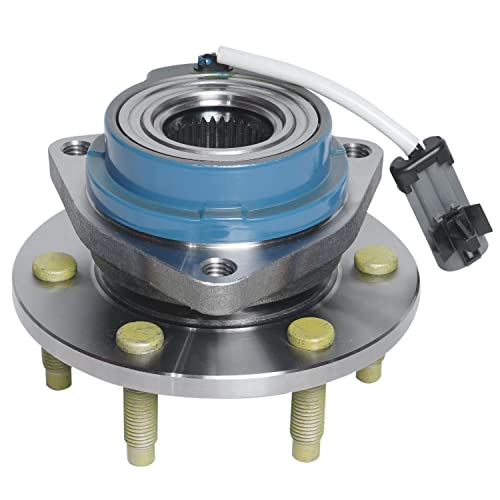 Detroit Axle - 2pc Front or Rear Wheel Bearing and Hub Assembly for 2006-2009 Chevrolet Uplander Pontiac Montana 2006-2007 Buick Terraza Saturn Relay [6 Lugs w/ABS] - style: 513236 x2/Pair