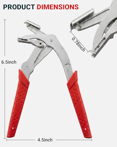 Car Clip Pliers, Professional Trim Panel Removal Tool for Door Clips, Push Pins Plastic Fasteners, Damage-Free Disassembly, Durable Alloy Steel Automotive Repair Tool