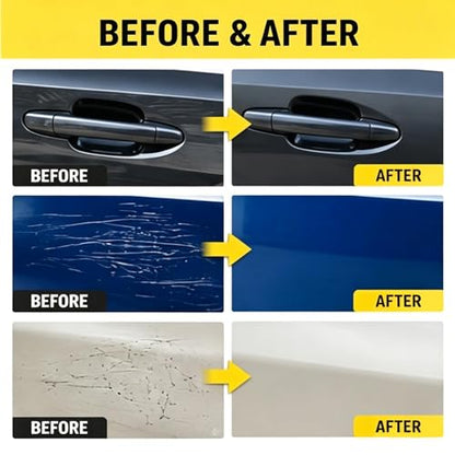 Nanopolix Scratch Remover – 60-Second Car Scratch Repair Kit, Removes Deep Scratches & Restores Shine for All Paint Colors, Quick Fix Polishing Paste 100g (3.53oz), 1 Set
