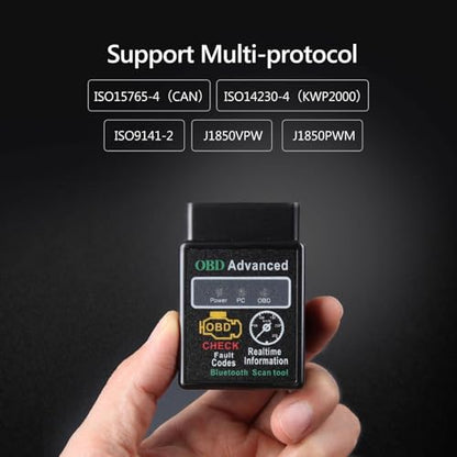 Eonon V0056 OBD2 OBDII, Diagnostic Scanner, Bluetooth Scan Tool Adapter Only for Eonon Android Car Stereo