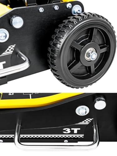 JEGS Heavy Duty 3-Ton Hydraulic Off-Road Floor Jack with Large Wheels and Built in Skid Plate