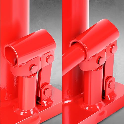 DNA Motoring 12 tons / 24000 lbs Lifting Automotive Welded Hydraulic Bottle Jack for Repair Vehicle, Pickup, Truck, w/Manual Handle, Red,TOOLS-00360 - color: red, style: 12 ton