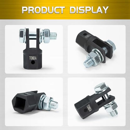 TONDA Scissor Jack Drill Adapter for 1/2 Inch Impact Wrench or 13/16 Inch Lug Wrench - color: 1 PACK