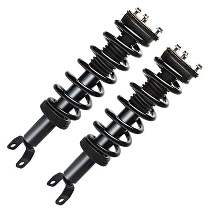 Detroit Axle - 4WD Front Struts & Coil Spring + Sway Bar End Links Replacement for 2009 2010 2011-2018 Dodge Ram 1500 - size: 4QS47500/ sway kit