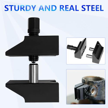ZKTOOL Suspension Strut Spreader ，Lower Arm Ball Joint Spreader，Knuckle Spreader Strut Split Tool ，Compatible with VW Audi BMW Ford Peugeot Citroën，Shock Absorber Ram Strut Remover，Ball Joint Spliter - size: 1.8"