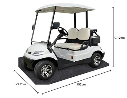 Garage Floor Matting 6.6x8.5 Feet Oil Absorbent Large Rubber Mat Waterproof Rubber Backing Layer Golf Cart Garage Mat Protects Floor from Spills Stains Oil Drip Pan for Under Car (6.6x8.5 Feet)