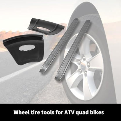 Tire Changing Levers Tool Motorcycle Tyre Repair Auto Spoon Tire Set Bike Levers Spoon Rims Protector Repair Iron Set - color: style2
