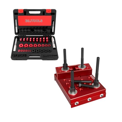 BILITOOLS Bearing Press Kit & Universal Press Support Block Plate Kit