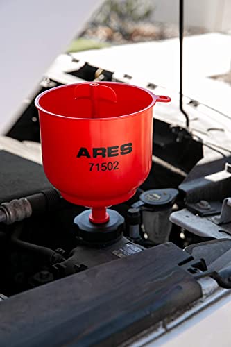 ARES 71502 No-Spill Coolant Funnel Kit, Eliminates Air Pockets | Eliminates trapped air pockets and squeaky belts due to overflow.