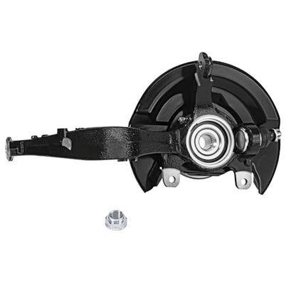 Detroit Axle - 2.4L Front 4pc Steering Knuckles Kit for 03-07 Honda Accord, 2 Steering Knuckles & Wheel Bearing Hubs 2 Outer Tie Rod Ends 2003 2004 2005 2006 2007 Replacement - size: 4SU50427/Kit