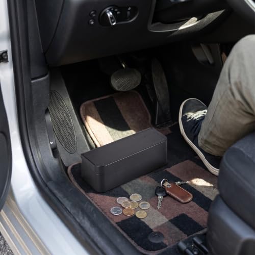 Car Holder, Portable Organizer Storage Box, Plastic Change Holder, 11.5x4x3.6 Inches for Car, Truck, and Home