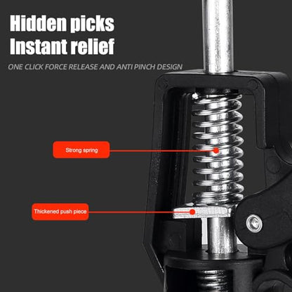 Cabinet Jack Stands, Labor-Saving Telescopic Steel Hand Work Support Rod, Telescopic Quick Hand Work Lifter Rod, Steel Support System, Hand Jack for Ratcheting Cargo, Range Hoods Drywall