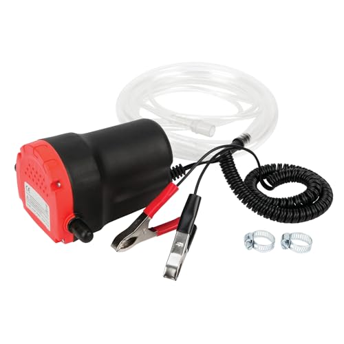 Performance Tool W54170 Oil Change Pump Extractor 12v 80W Oil Extractor Pump Diesel Fluid Transfer Pump, Oil Quick Changer for Car, Boat, Marine, Motorbike, Truck, RV, ATV