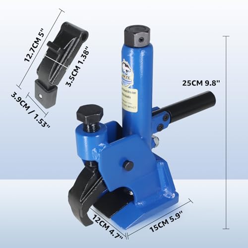 HKTE Manual Tire Bead Breaker for Aluminum Wheels, ATV Tires, Tractors, Trucks, Cars, and Heavy-Duty Tire Repair – Handle Design with U.S. Patented - color: Manual Tire Bead Breaker with handle
