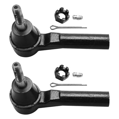 Detroit Axle - Front End Control Arms Kit for Jeep 2007-2009 Patriot Compass Dodge Caliber, 2 Lower Control Arms with Ball Joints Assembly 2 Outer Tie Rods 4 Front Rear Sway Bar Links 2008 Replacement - size: 8CS34570/8PC