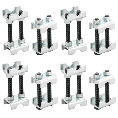 Coil Spring Spacers 8PCS 2-Way Adjustable Lift Or Lower Spring Spacer | Coil Spring Compressor Tool Strut Spring Compressor for Cars SUVs Trucks, Spreads or Compresses Coil Springs