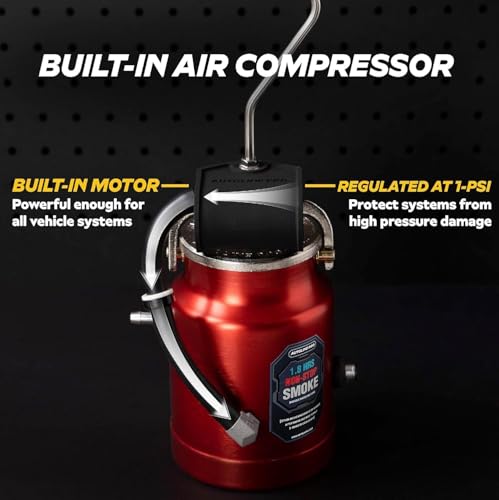 AutoLine Pro EVAP High Volume Smoke Machine Leak Tester with Built-in Air Pump - Shop Series Plus - Automotive Smoke Tester for Vacuum Leak Detection - Ceramic Coil and Best Ranked Smoke Fluid - style: Shop Series Plus