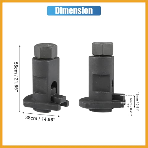 Universal 5.0-11.5mm Suspension Strut Spreader Tool Car Strut Shock Absorber Dismantle Spreader Remover Strut Socket for Audi for VW for BMW for Ford Replacement