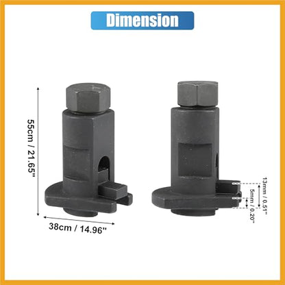 Universal 5.0-11.5mm Suspension Strut Spreader Tool Car Strut Shock Absorber Dismantle Spreader Remover Strut Socket for Audi for VW for BMW for Ford Replacement
