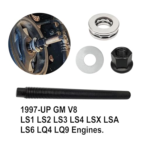 LS Harmonic Balancer Installation Tool, Crank Pulley Install Tool 551141, Compatible with GM 1997-UP V8 LS1 LS2 LS3 LS4 LSX LSA LS6 LQ4 LQ9 （Thread Size M12 × 1.75）