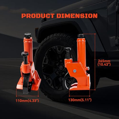 Manual Tire Bead Breaker Tool, Heavy-Duty Rim-Safe Bead Breaker with Rubber Pad for 38–42 Inch Tires, Portable Tire Repair Tool for ATVs, UTVs, Tractors, Trucks & Off-Road Vehicles