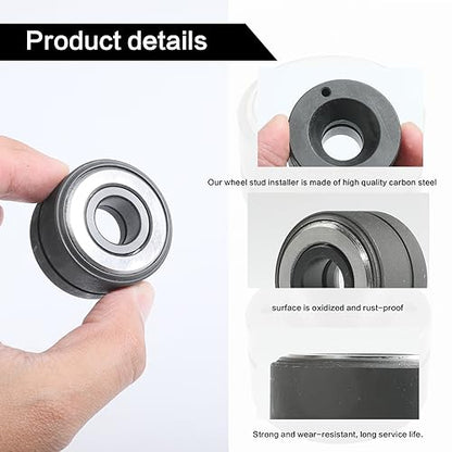 22800 Wheel Stud Installer,Wheel Stud Installer Tool,Safe, Saves Time, Effort,Tire Stud Tool,Wheel Stud Installer Replace,Compatible with Most All Automotive Wheels and Light-Duty Truck Wheel Stud