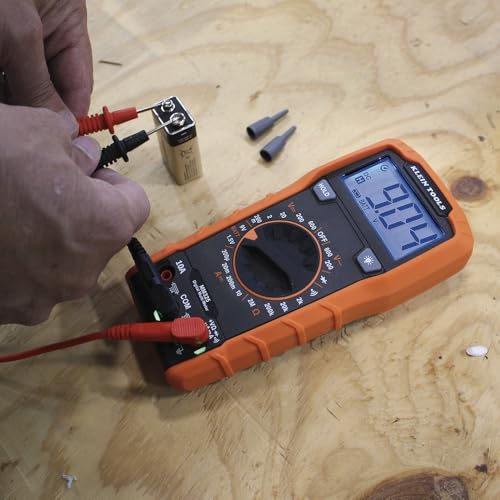 Klein Tools MM325 Multimeter, Digital Manual-Ranging 600V AC/DC Voltage Tester, Tests Batteries, Current, Resistance, Diodes, and Continuity - size: Manual-Ranging w/o Case