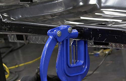 Eastwood Deep Metal Hand Punch Throat Portable Sheet Rivet Hole Auto Body Tool Adjustable Work Stop