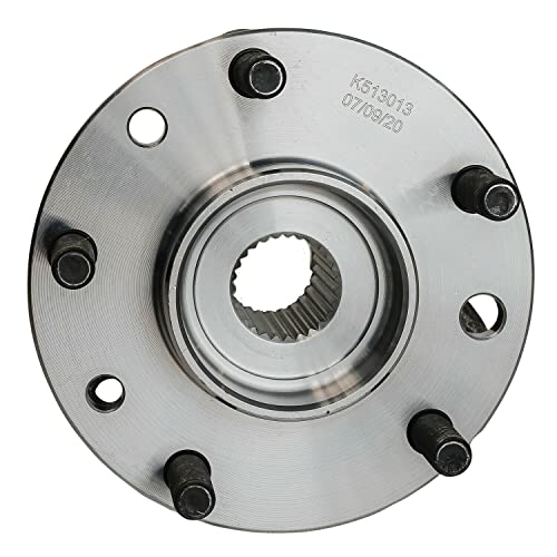 Detroit Axle - Pair Rear Wheel Bearing Hubs for 1984-1996 Chevy Corvette 1984 1985 1986 Excalibur Phaeton 2 Wheel Bearing Hubs Assembly Replacement - style: 513013R x2/Pair