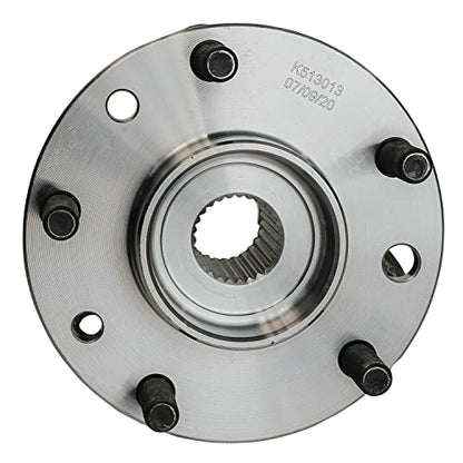 Detroit Axle - Pair Rear Wheel Bearing Hubs for 1984-1996 Chevy Corvette 1984 1985 1986 Excalibur Phaeton 2 Wheel Bearing Hubs Assembly Replacement - style: 513013R x2/Pair