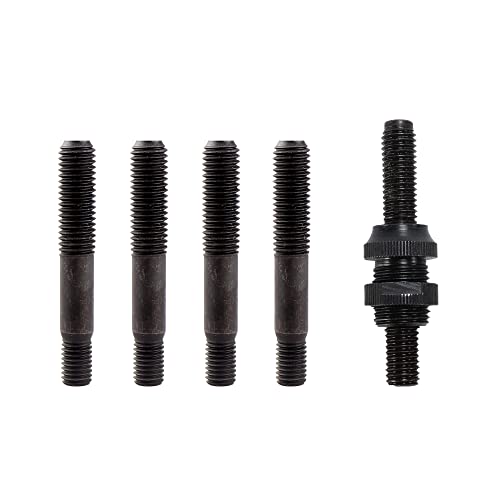 M12 Mandrel 5pcs(with Fixing Nut) Replacement Rod 9900S Air Hydraulic Rivet Nut Tool - color: M12 Mandrels