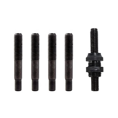 M12 Mandrel 5pcs(with Fixing Nut) Replacement Rod 9900S Air Hydraulic Rivet Nut Tool - color: M12 Mandrels