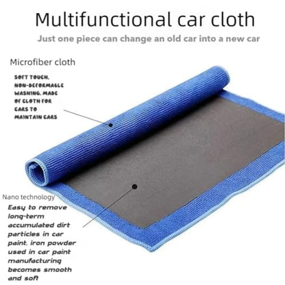 4 Pcs Clay Towel Strong Adsorption Force and Large Size for Microfiber Towels for Cars Detailing DIY Detail Clay Bars Auto Detailing