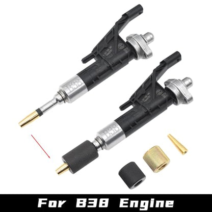 Fuel Injector Removal Tool, Injector Seal Replace Install Kit Fit for BMW | Compatible with BMW N14 N18 N20 N26 N47 N53 N54 N55 N57 N63 S63 B38 B48 B58 with Extended Slide Hammer Screws - size: SET
