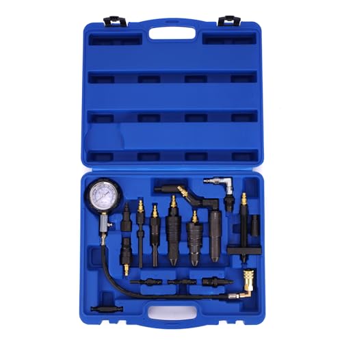 MOCA 1000 Psi Diesel Direct & Indirect Engine Compression Pressure Tester fits for use on Cummins 5.9, For Detroit Diesel 53, 71, 92, 110, 149, V53, V71, For GM Duramax 4.3/5.7/6.2/6.5L/ 6.6L