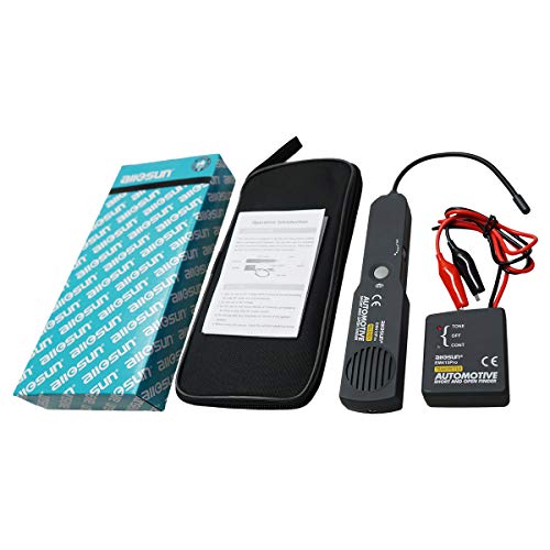 allsun EM415Pro Automotive Circuit Tracer, DC 6-42V Wire Tracker Tool | Trace hidden wires, breaks and shorts with audio signals, flexible probe and sensitivity control for vehicle testing