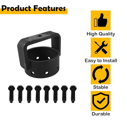 SXS CV Axle Shaft Puller Tool, 3.75 Inch CV Joint Removal Tool Compatible with ATV UTV Side by Side, Heavy-Duty Steel Bearing & Bushing Puller Head with 8 Bolts (5/8"-18 Thread)