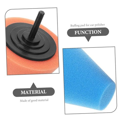 4PCS Cone Buffing Polishing Pads Kit,Drill-Attachable Wheel Polish Sponge,Premium Automotive Polishing Cone for Car Wheels, Hubs & Rims, Scratch-Free Buffing Tool
