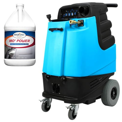 Mytee 1001DX-200 Speedster Deluxe Heated Carpet Extractor with 220 PSI Dual Vacuum + BULK Carpet Extractor Cleaner (Makes 128 Gallons) – Professional Carpet & Upholstery Cleaning Bundle